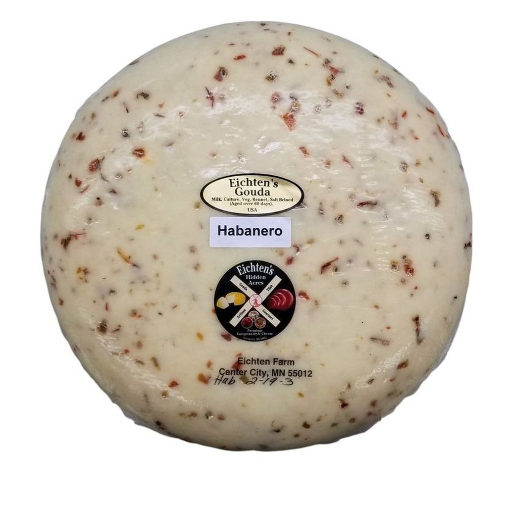 Eichtens Habanero Gouda Wheel Cheese, 10 Pound
