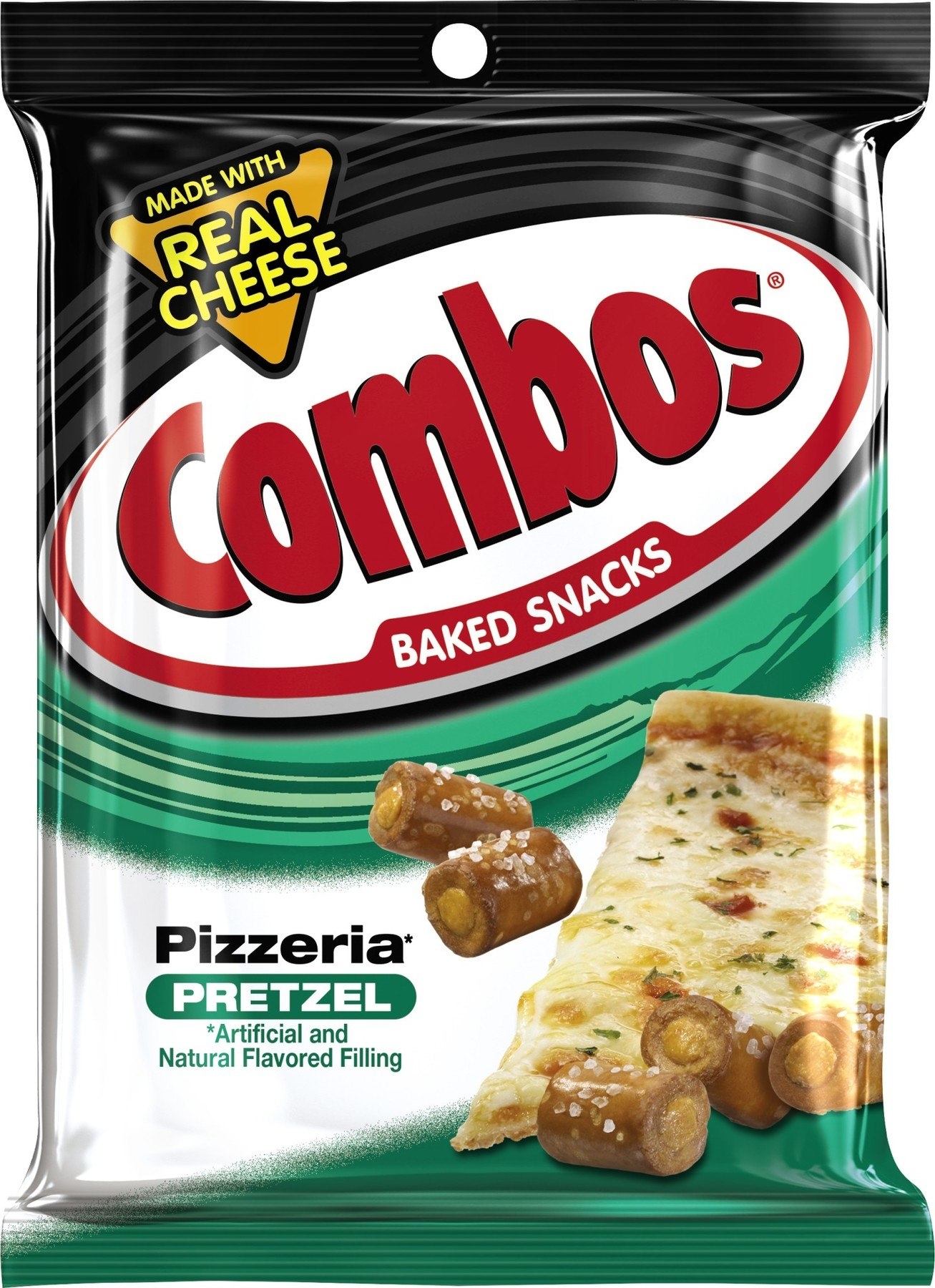 Combos Pizzeria Pretzel Snack, 6.3 Ounce -- 12 per case.