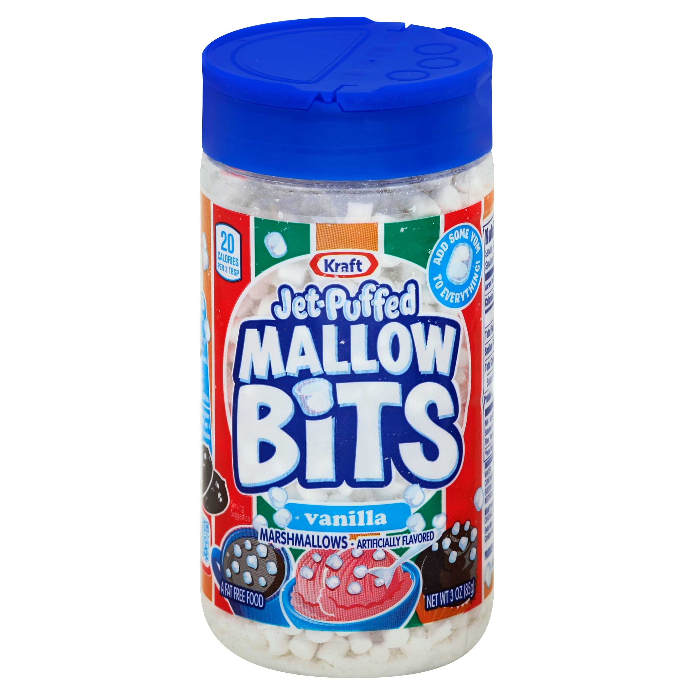 Jet Puffed Vanilla Marshmallow, 3 Ounce -- 6 per case.