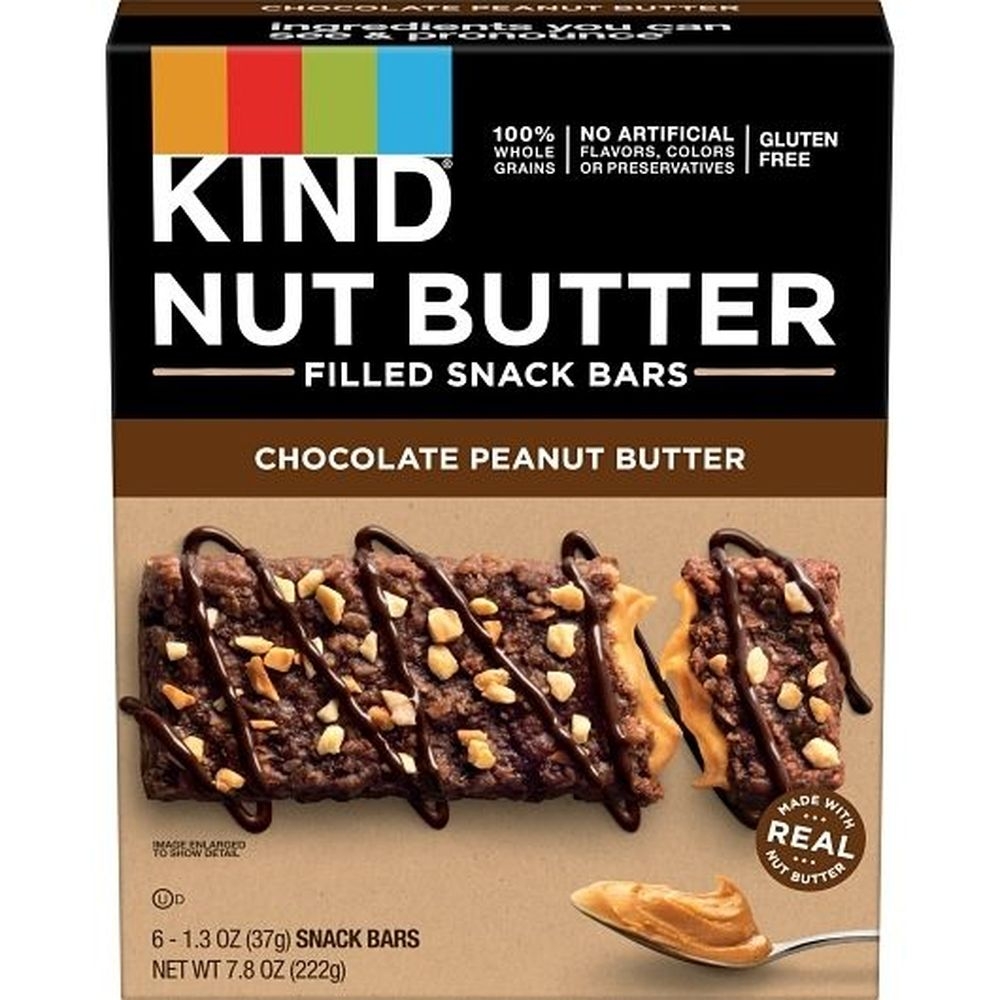 Kind Chocolate Peanut Butter Snack Bar, 7.8 Ounce -- 8 per case