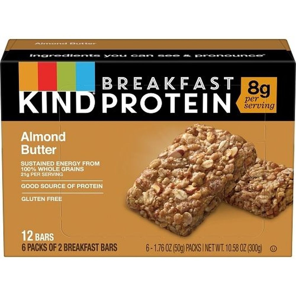 Kind Protein Almond Butter Breakfast Bar, 1.76 Ounce -- 30 per case