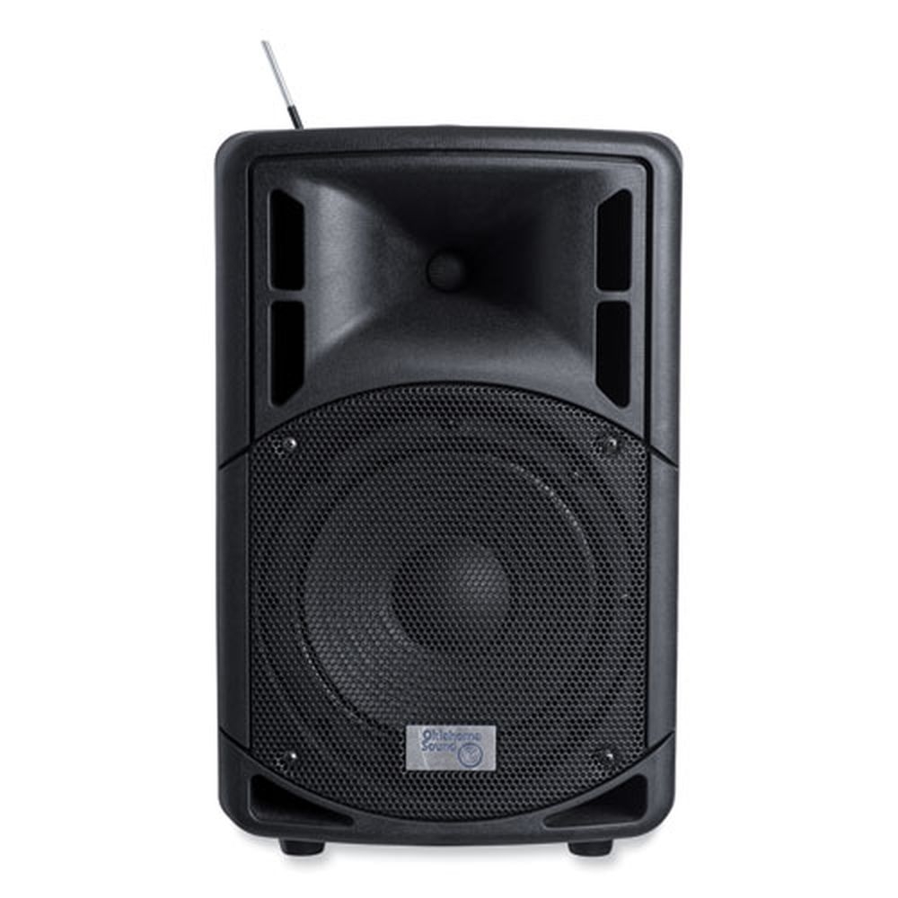 Oklahoma Sound Black 40 Watts Wireless PA System with Wireless Handheld Microphone