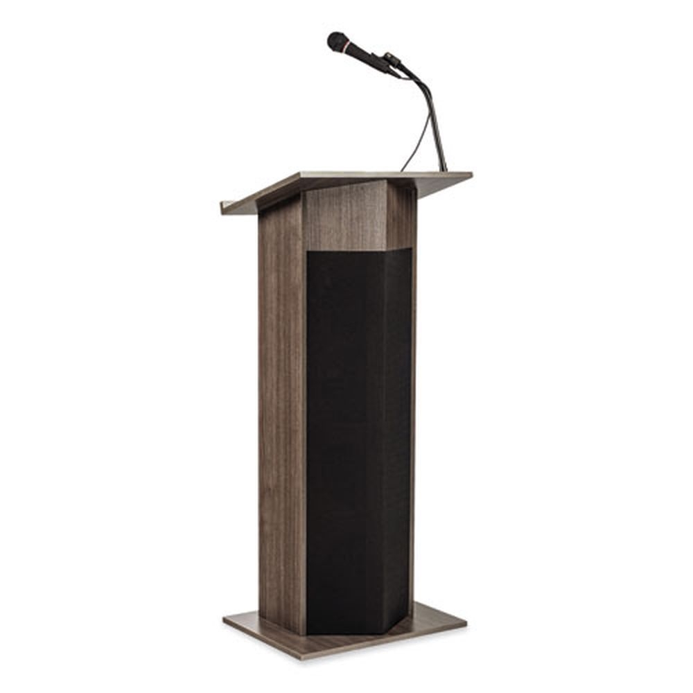 Oklahoma Sound Ribbonwood Power Plus Lectern, 22 x 17 x 46 inch