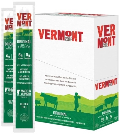 Vermont Smoke and Cure Original Beef and Pork Sticks, 1 Ounce -- 48 per case