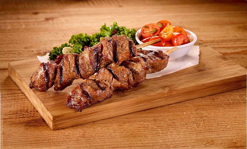 Expresco Grilled Beef Skewer, 2.81 Pound