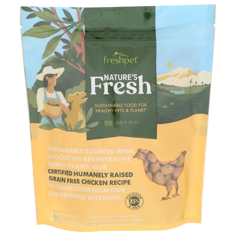 Natures Fresh Grain Free Chicken Recipe with Carrots and Spinach, 1.75 Pound -- 4 per case
