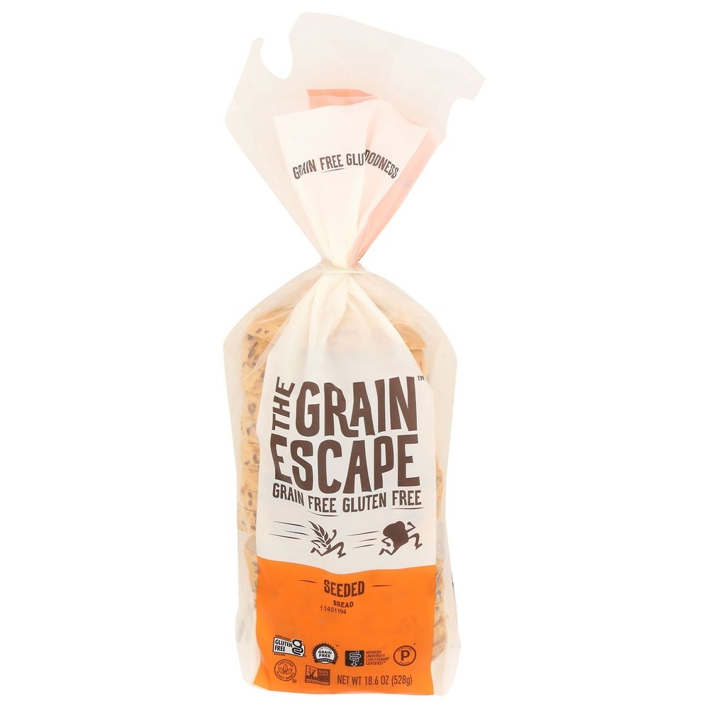 The Grain Escape Grain Free Seeded Bread, 18.6 Ounce -- 8 per case