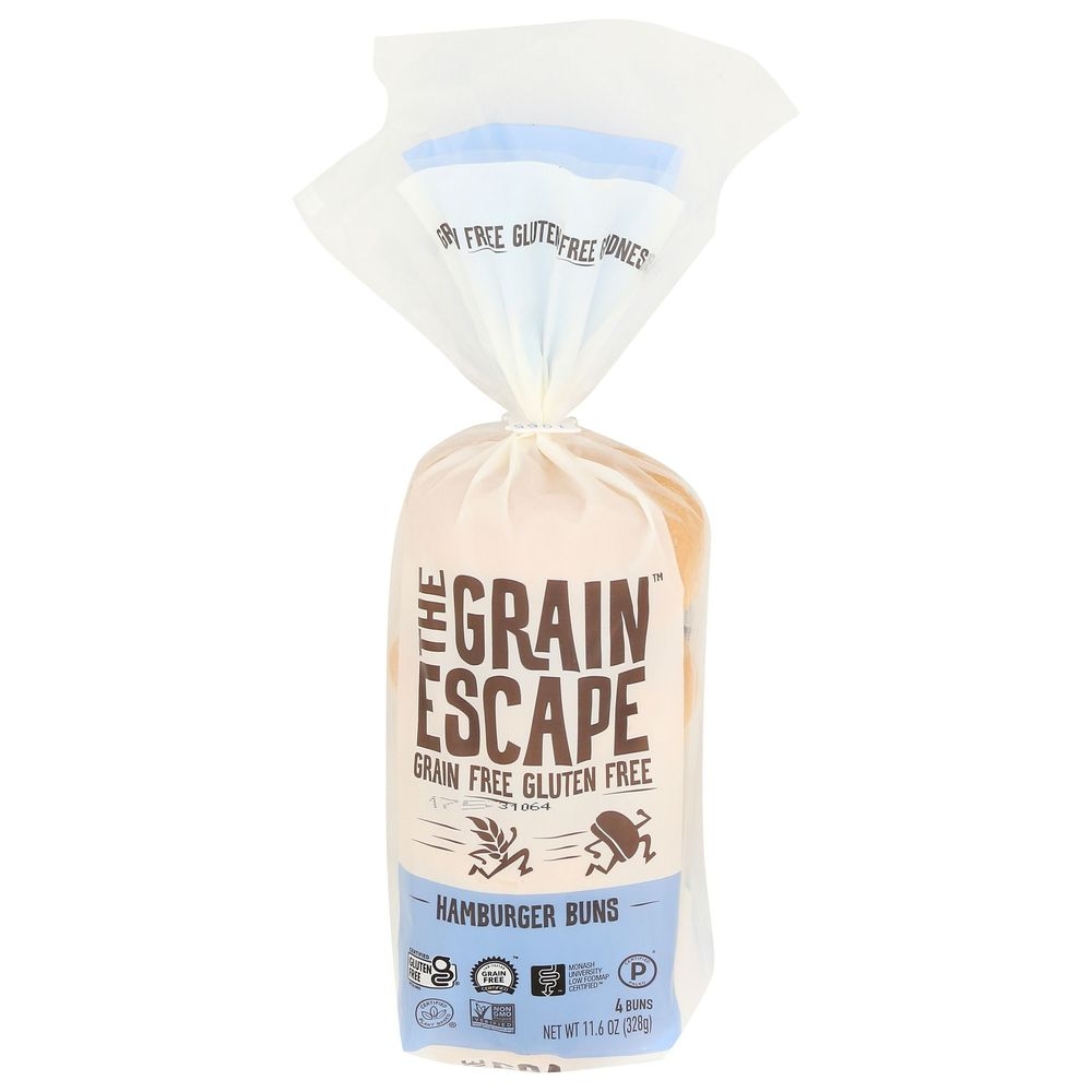 The Grain Escape Grain Free Hamburger Buns, 11.6 Ounce -- 6 per case
