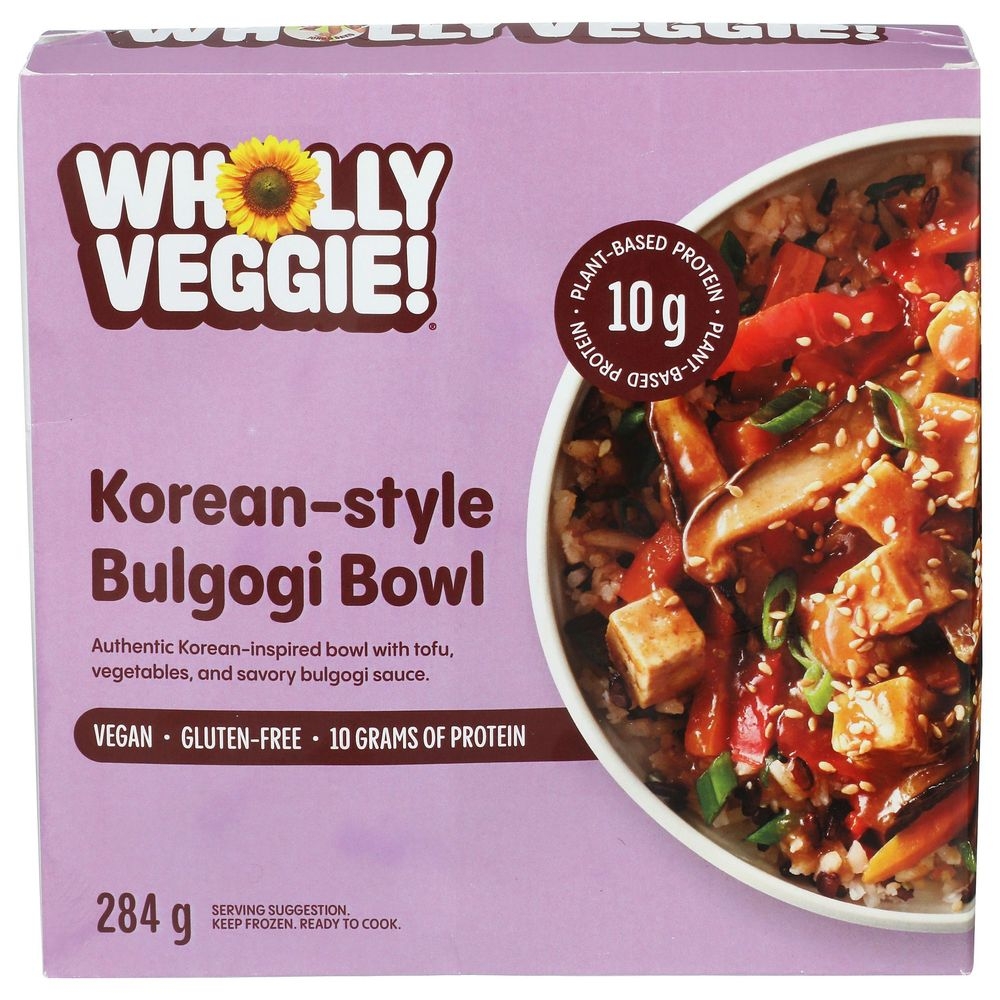 Wholly Veggie Korean-Style Bulgogi Bowl, 10 Ounce -- 8 per case