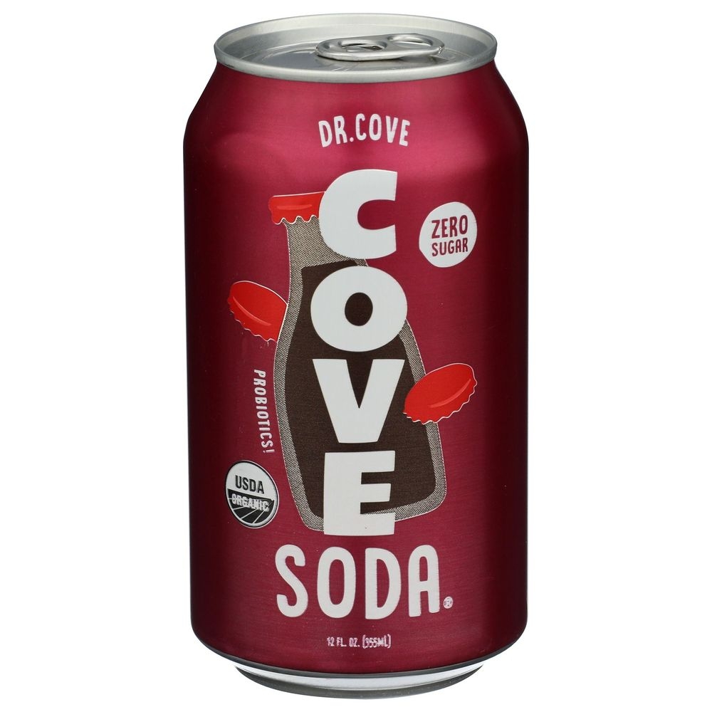 Cove Organic Probiotic Dr. Cove Soda, 12 Fluid Ounce -- 12 per case