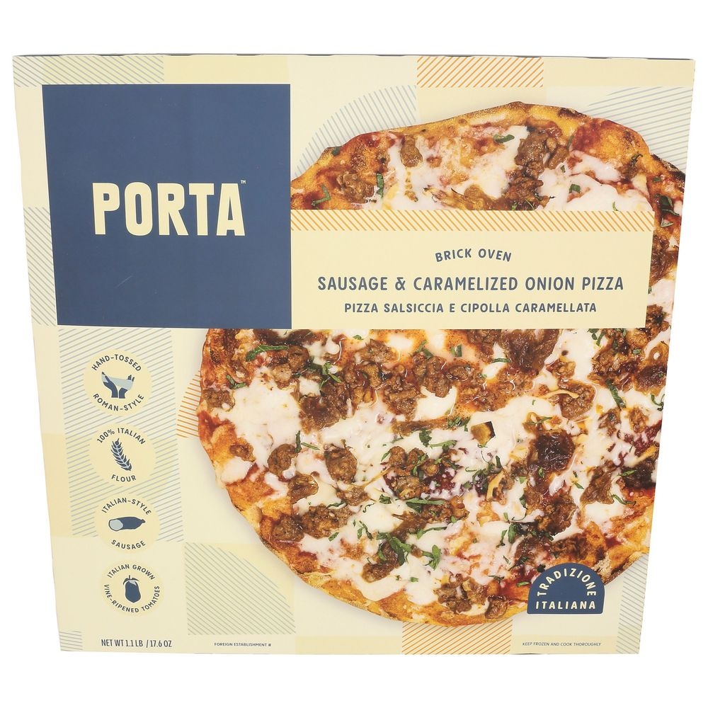 Porta 12 inch Sausage and Caramelized Onion Pizza, 17.6 Ounce -- 10 per case
