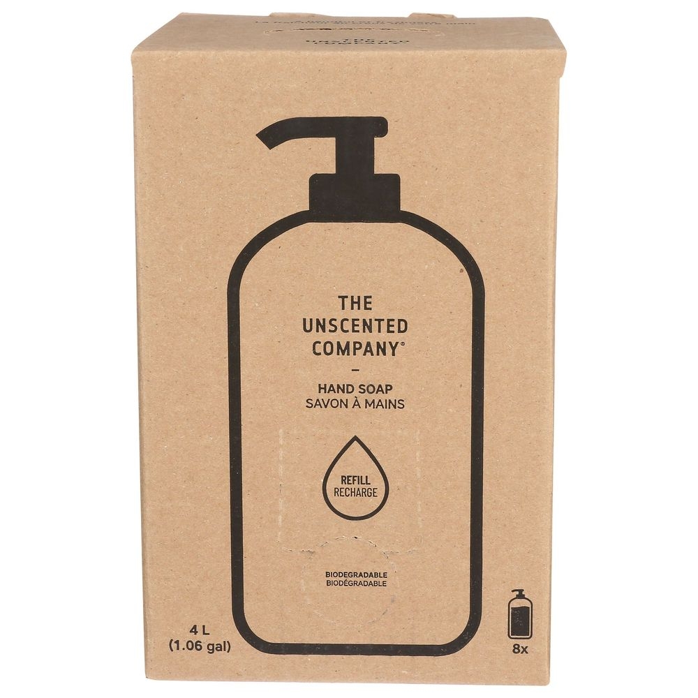 Unscented Company Unscented Liquid Hand Soap Refill, 1.06 Gallon