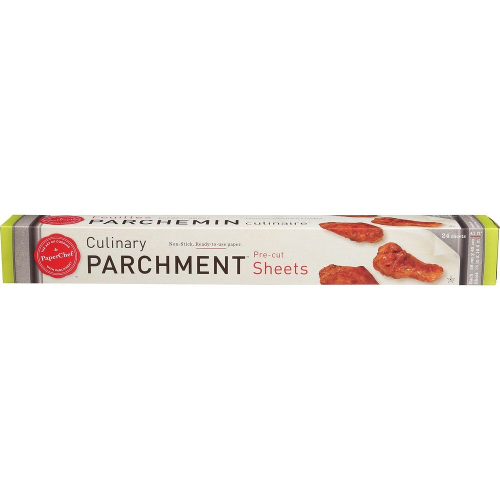 Paper Chef 15 x 16.5 inch Pre Cut Parchment Sheet, 24 count -- 12 per case