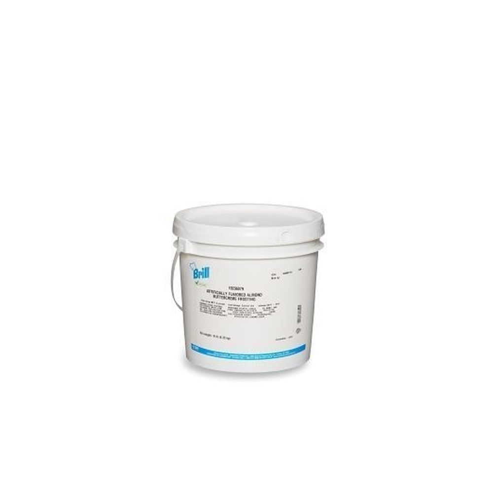 Brill Almond Buttercreme Frosting, 14 Pound Pail