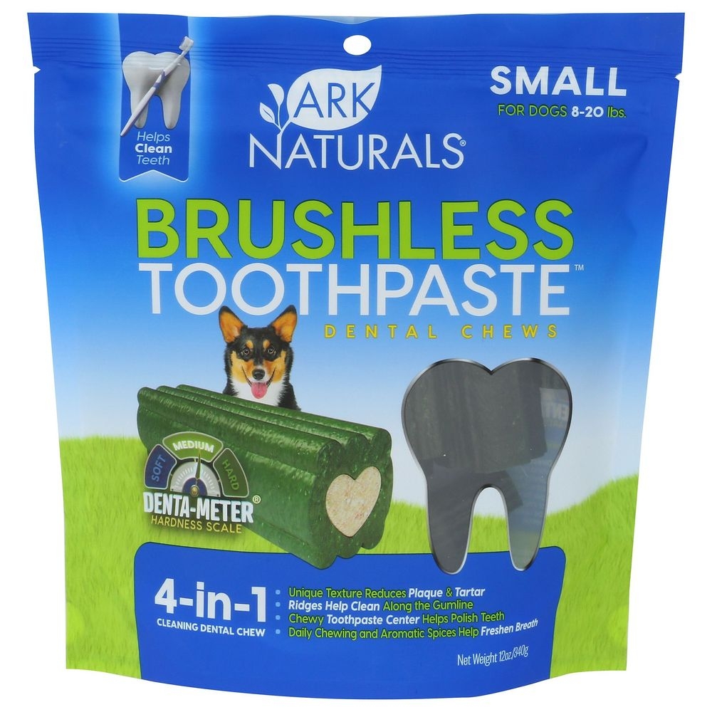 Ark Naturals Chewable Breathless Brushless Toothpaste for Small Dog, 12 Ounce