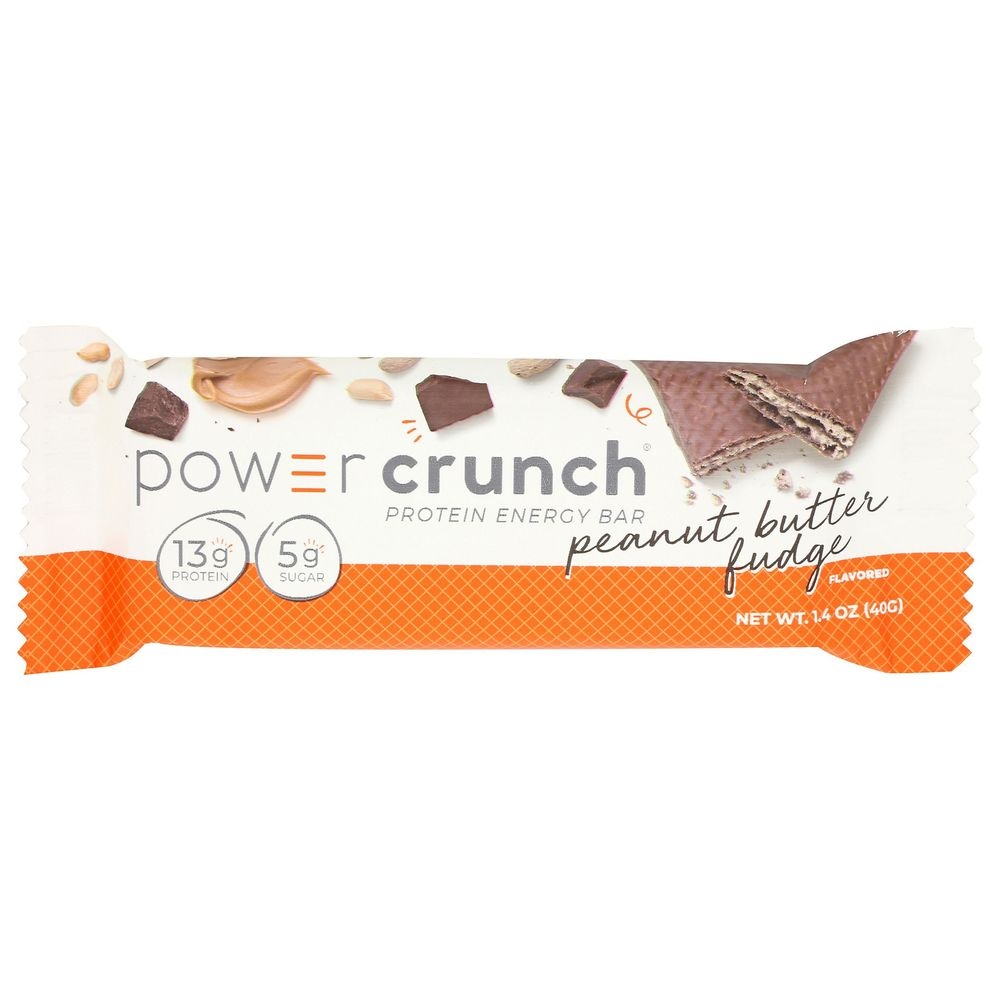 Power Crunch Peanut Butter Fudge Protein Energy Bar, 40 Gram -- 12 per case