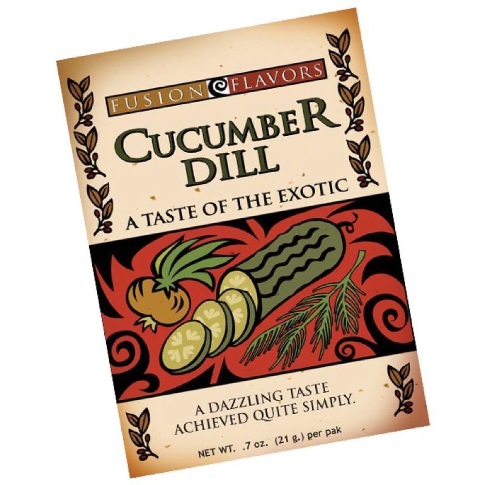 Fusion Flavors Cucumber Dill, 0.8 Ounce -- 12 per case