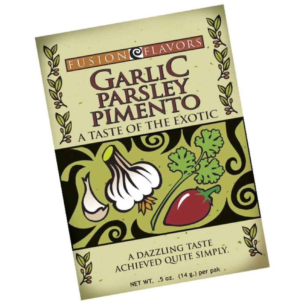 Fusion Flavors Garlic Parsley Pimiento, 0.5 Ounce -- 12 per case