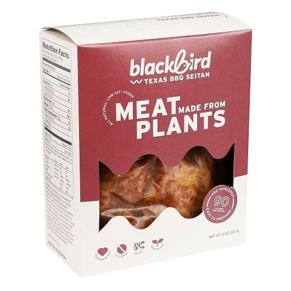 Blackbird Foods Texas Bbq Seitan, 8 Ounce - 12 per case