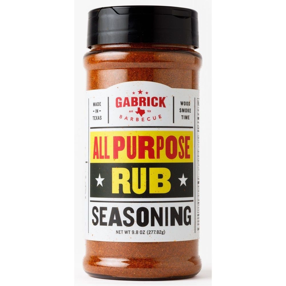 Gabrick BBQ Sauce - All Purpose BBQ Rub Seasoning, 9.8 Ounce -- 6 per case