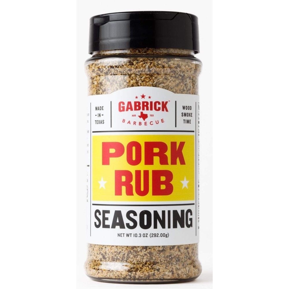 Gabrick BBQ Sauce - Pork Rub Seasoning, 10.3 Ounce -- 6 per case