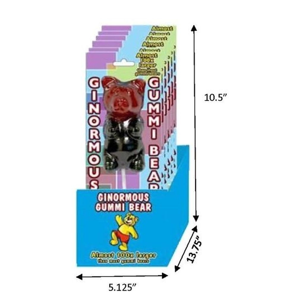 Ginormous Gummi Bear, 8 Ounce -- 12 per case
