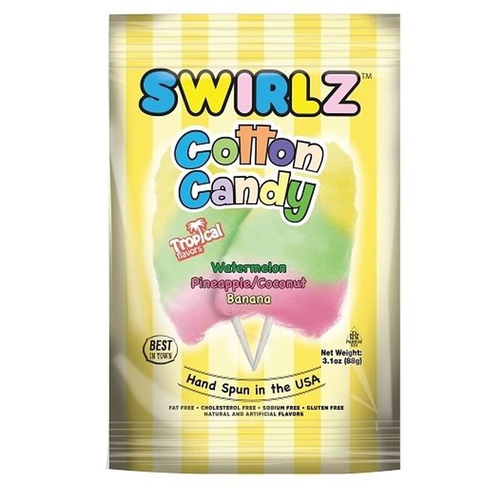 Swirlz Cotton Candy, 3.1 Ounce - 12 per case