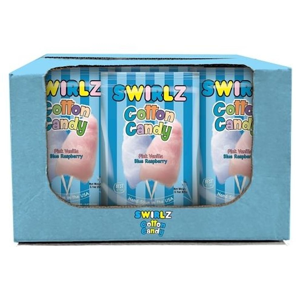 Swirlz Cotton Candy - Punch Out, 3.1 Ounce - 12 per case