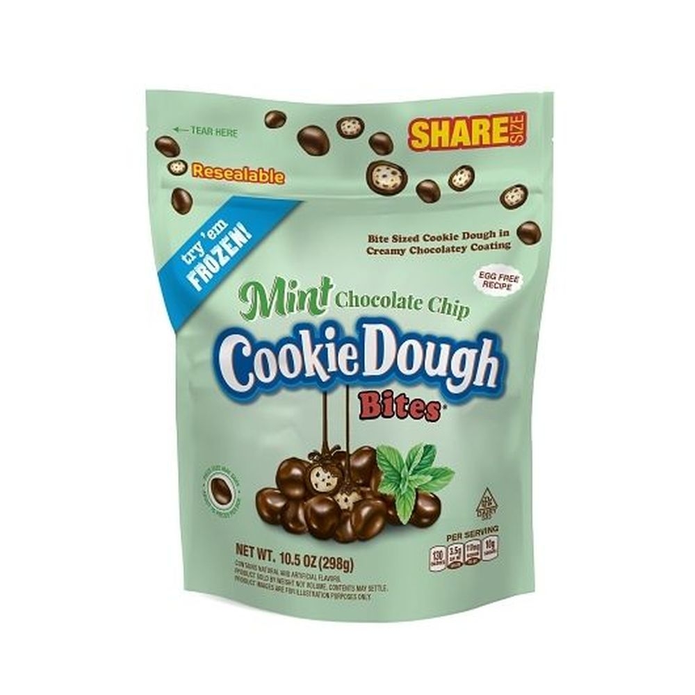 Cookie Dough Bites Mint Chocolate Chip Cookie Dough Bites, 10.5 Ounce - 8 per case