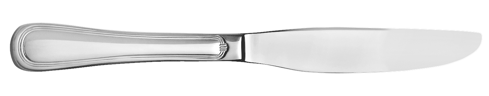 World Tableware International 18/8 Collection Geneva Stainless Steel Dinner Knife -- 12 per case.