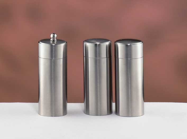 World Tableware Stainless Steel Pepper Grinder, 3 1/2 Ounce.