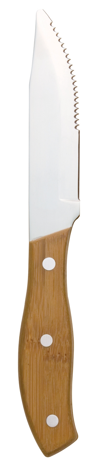 World Tableware Inc Bamboo Handle Steak Knife -- 12 per case.
