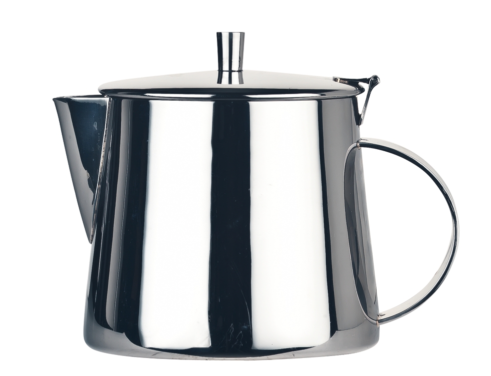 World Tableware Elexa Collection Stainless Steel Tea Pot, 20 Ounce.