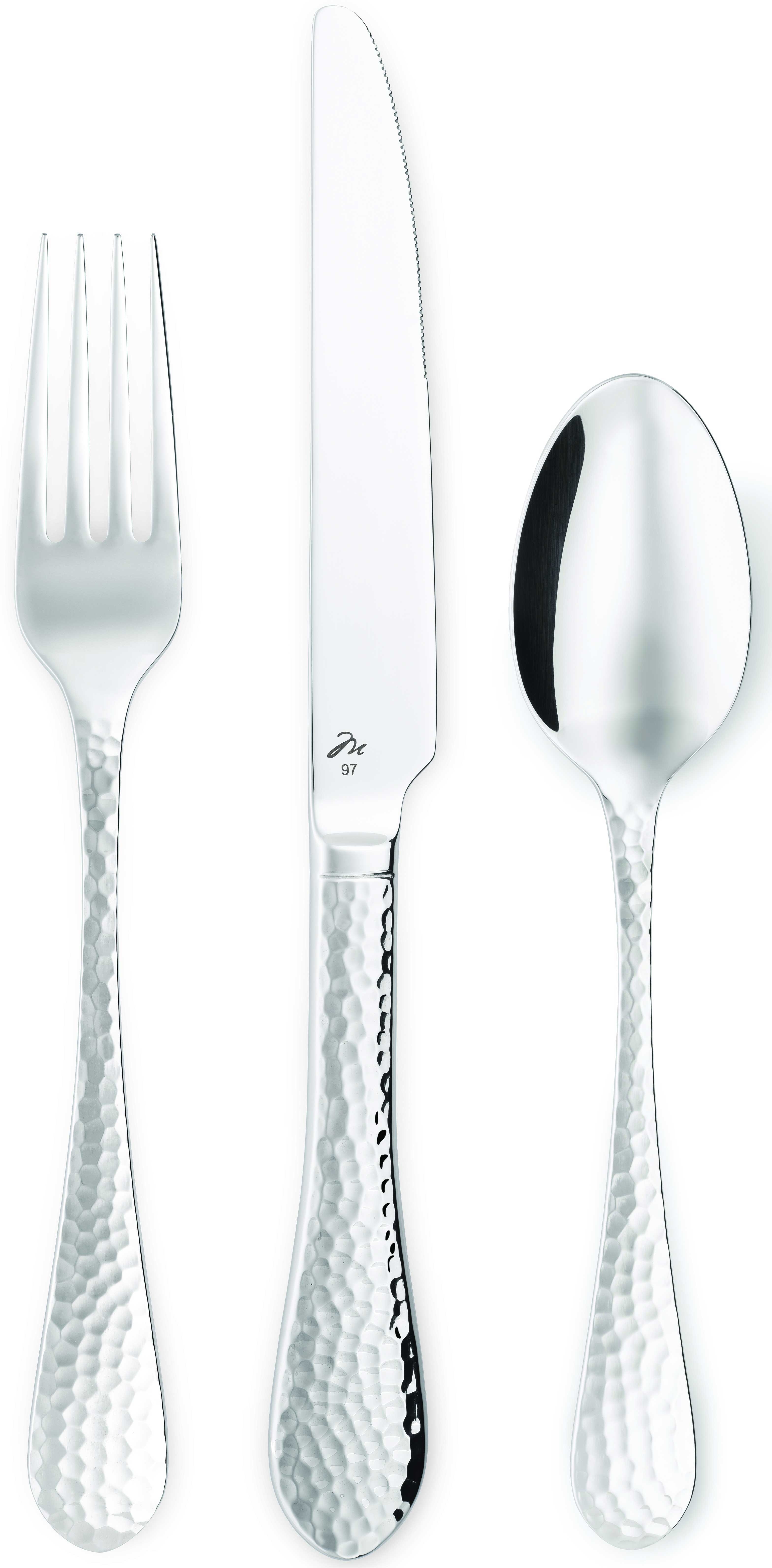 JJ Flats Tessellate Hollow Handle Dinner Knife, 9.75 inch -- 12 per case.
