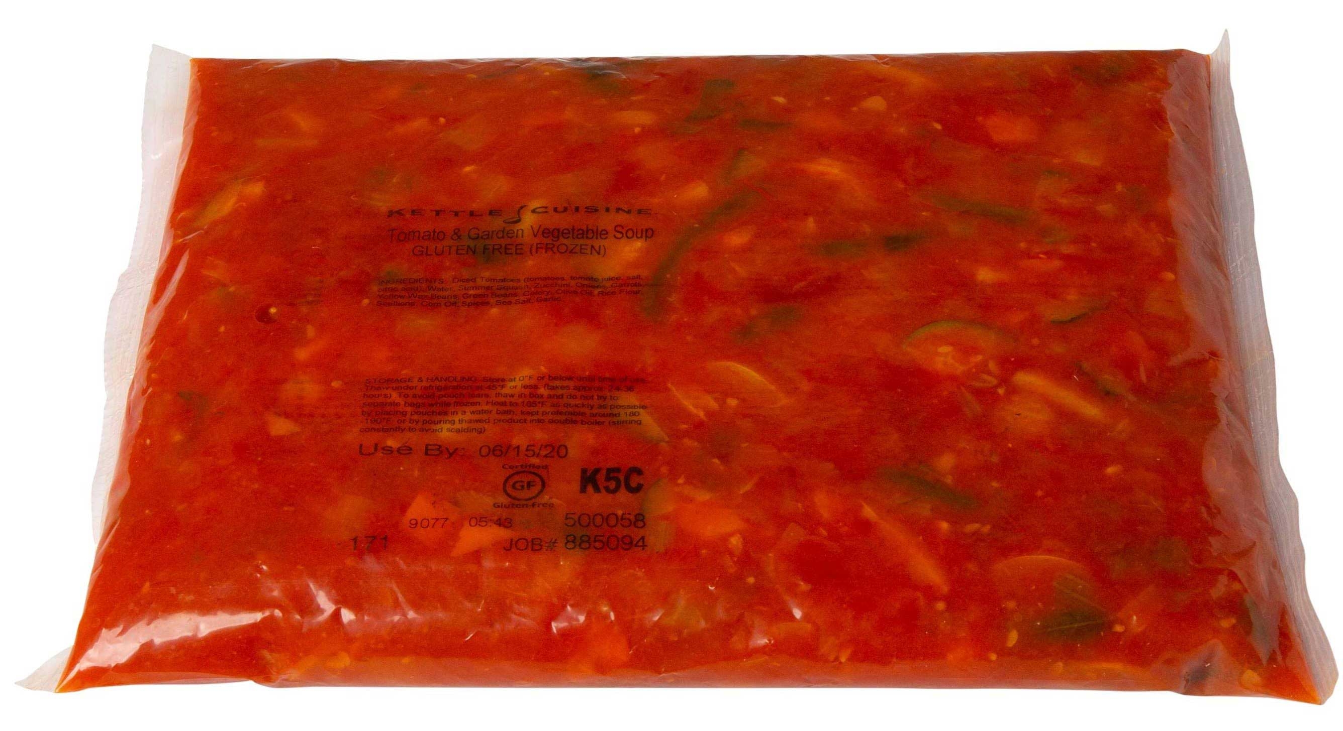 Kettle Cuisine Tomato Soup with Garden Vegetables, 4 Pound -- 4 per case