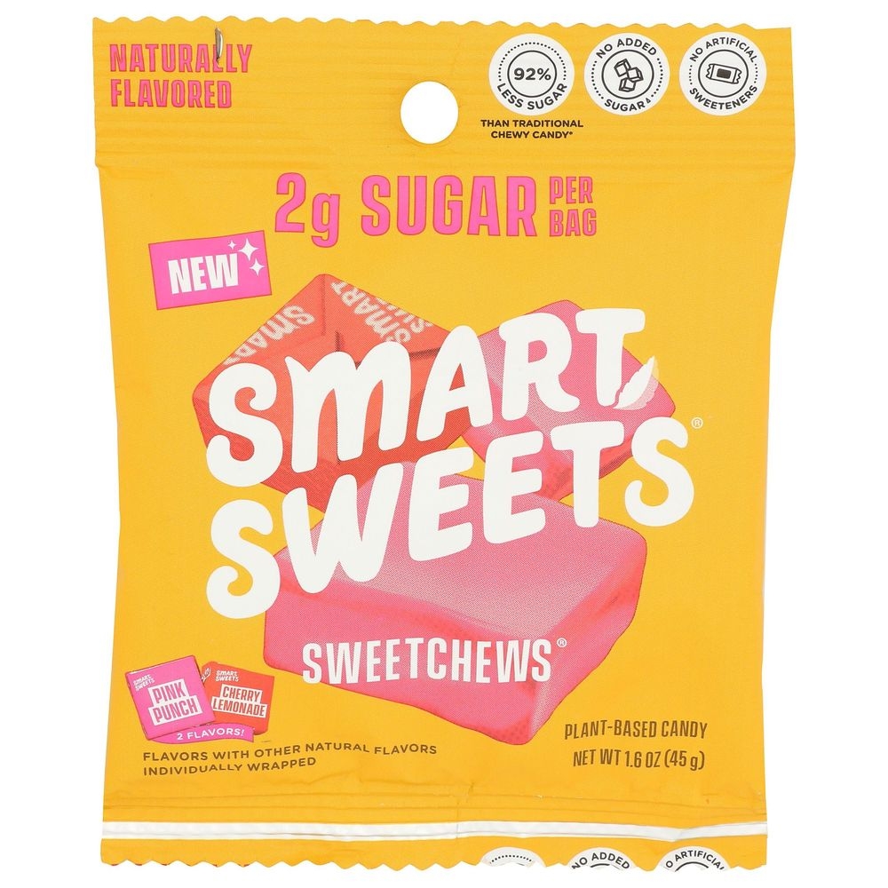 Smart Sweets Plant-Based Sweetchews Candy, 1.6 Ounce -- 14 per case