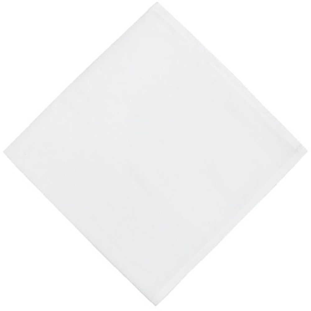 CTC White Spun Polyester Napkins, 12 count - 25 per case
