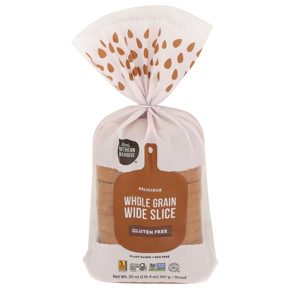 Little Northern Bakehouse Wide Sliced Whole Wheat Bread, 20 Ounce -- 8 per case
