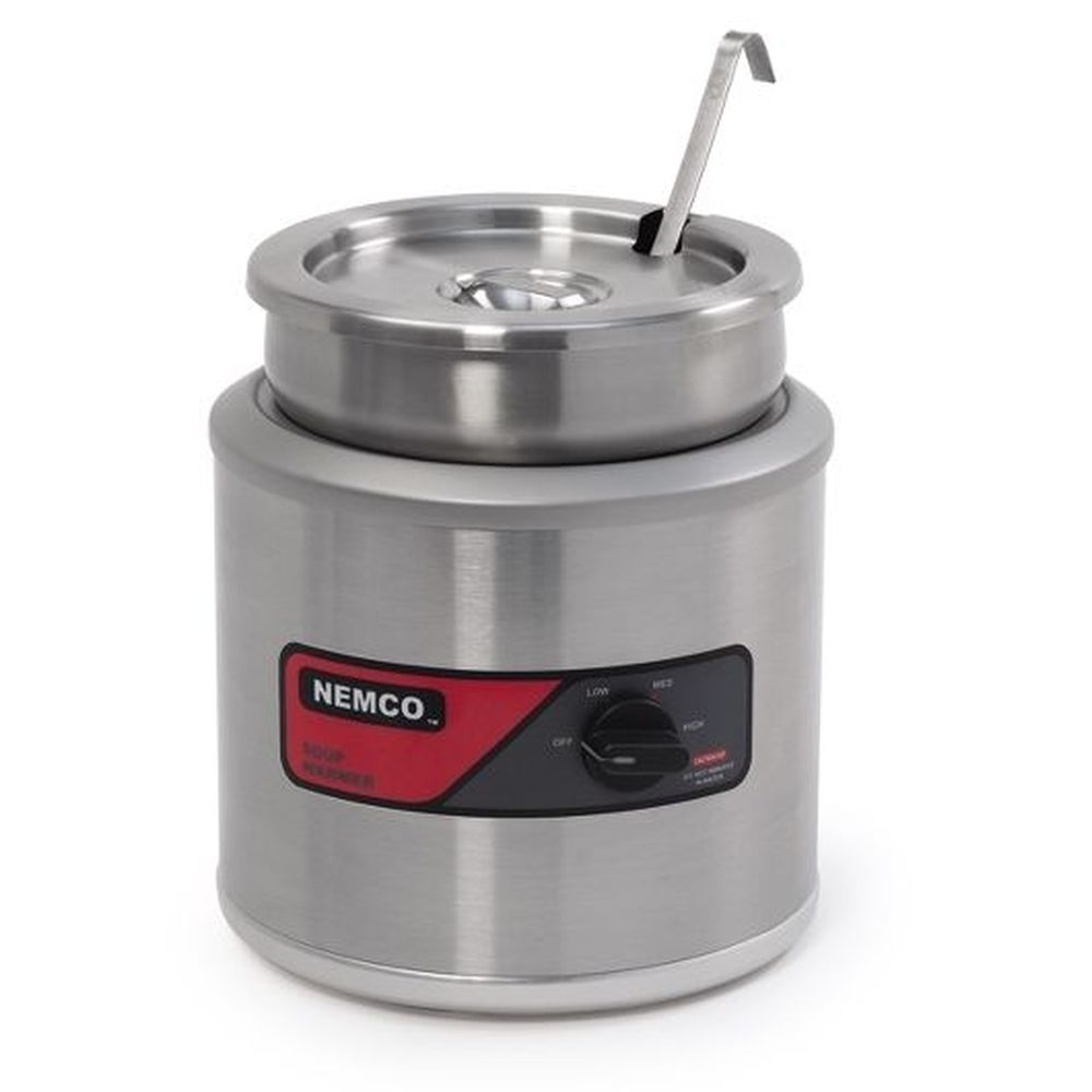 Nemco Stainless Steel Round Warmer, 7 Quart