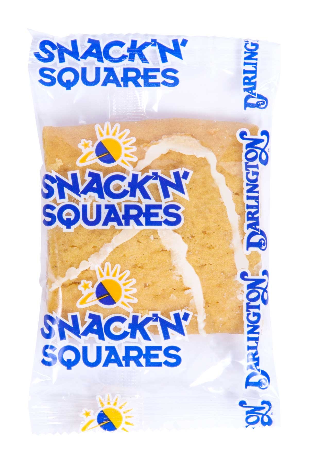Darlington Farms Iced Lemon Snack N Squares - 1.1 oz. cookie, 216 per case