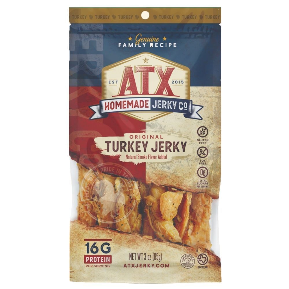ATX Original Turkey Homemade Jerky, 3 Ounce