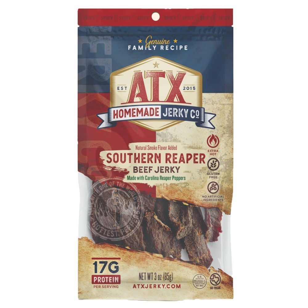 ATX Southern Reaper Homemade Jerky, 3 Ounce
