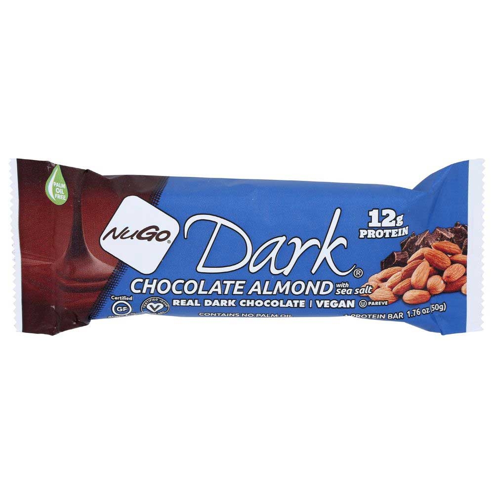 Nugo Dark Chocolate Almond with Sea Salt Protein Bar, 1.76 Ounce -- 12 per case