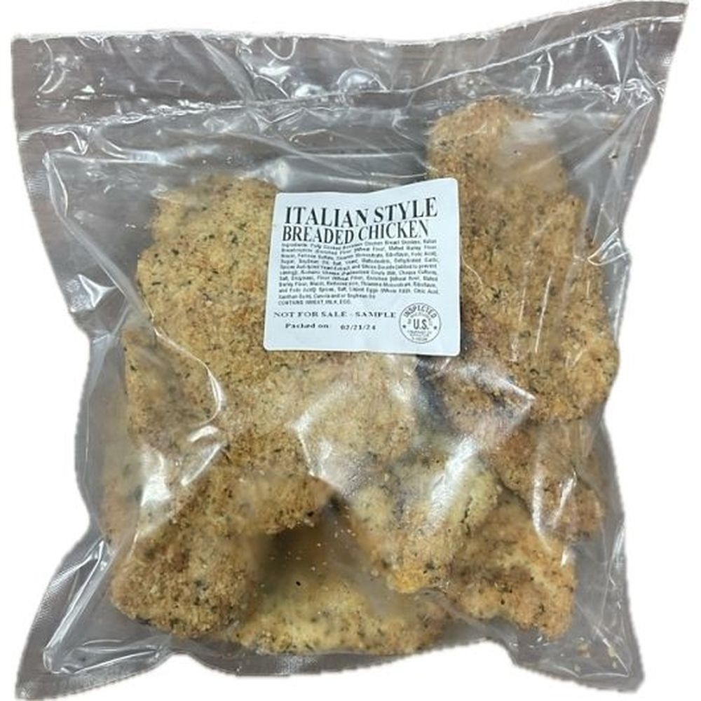 T and L Creative Salads Italian Breaded Chicken Cutlet, 4 Ounce -- 32 per case
