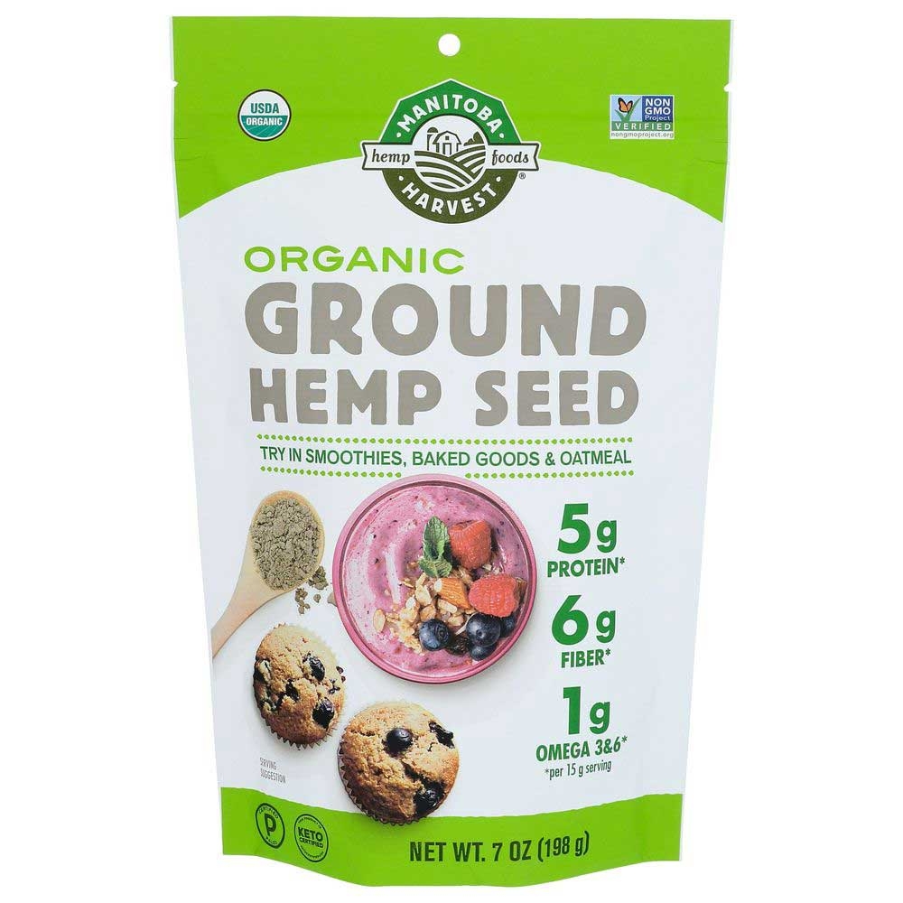 Manitoba Harvest Organic Ground Hemp Seed, 7 Ounce