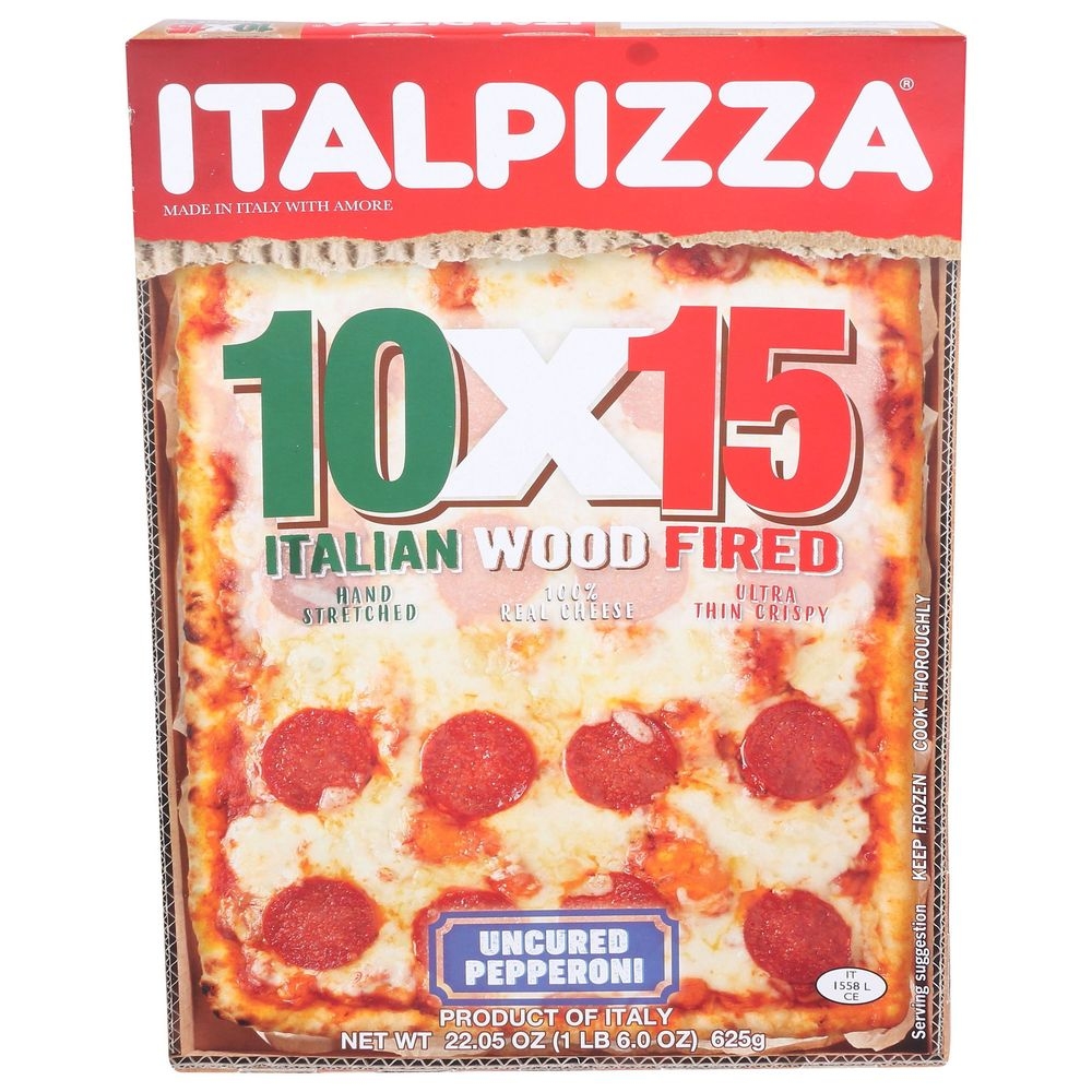 Italpizza Italian Wood Fired Pizza Uncured Pepperoni, 22.05 Ounce -- 12 per case