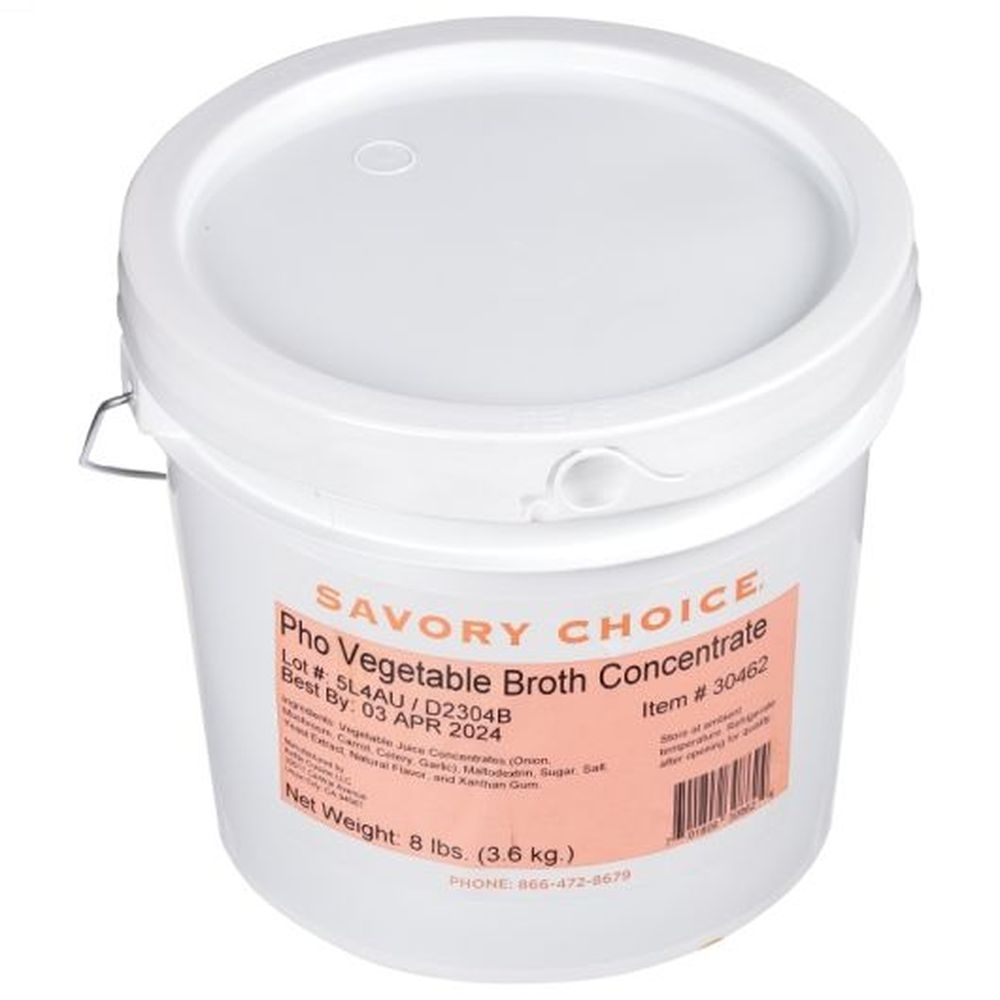 Savory Choice Pho Vegetable Broth Concentrate, 8 Pound