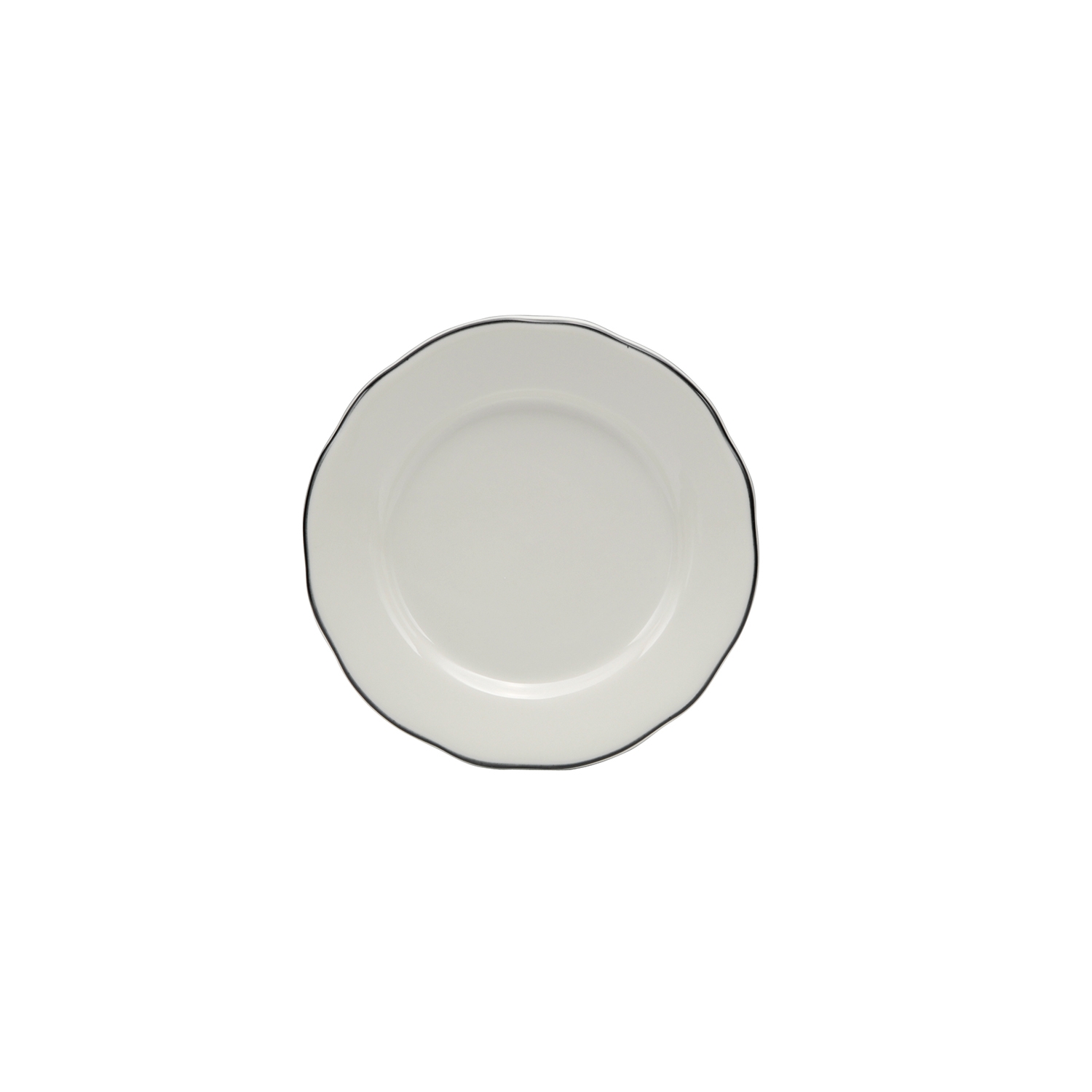Oneida Manhattan Black/Buffalo Collection Plates Caprice Dia. (In.) =7 3/8in Pack -- 36 Per Case