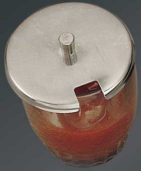 American Metalcraft Cover for Condiment or Relish Jar, 3 1/8 inch
