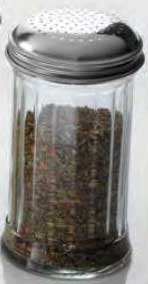 American Metalcraft Glass Complete Dredge Shaker, 12 Ounce